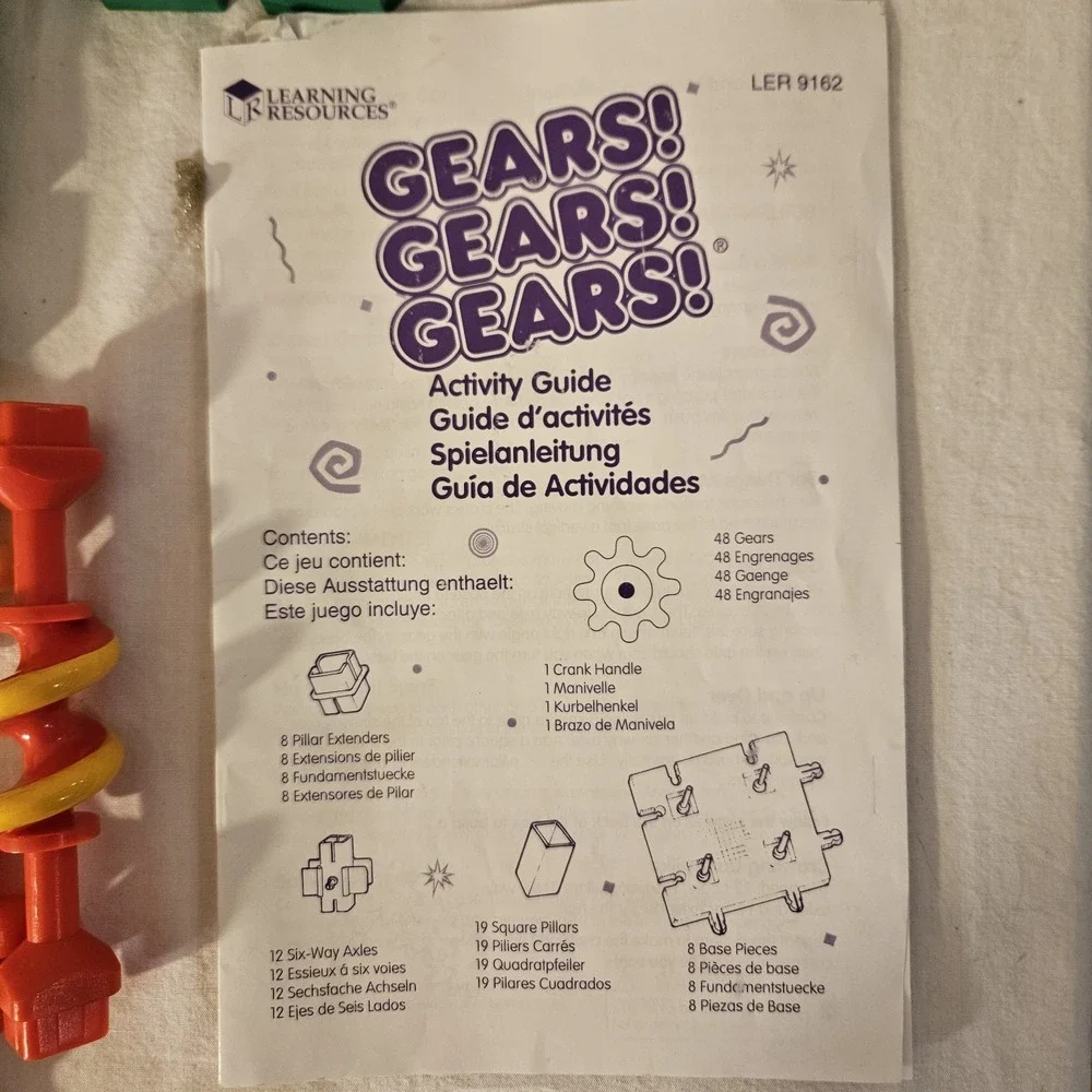 Learning Resources Gears! Gears! Gears! Building Sets Gizmos Bases